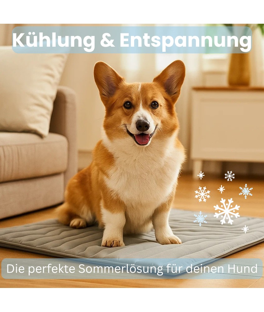 Tierbedarf Pro CoolBalance Selbstkühlende Hunde Kühlmatte